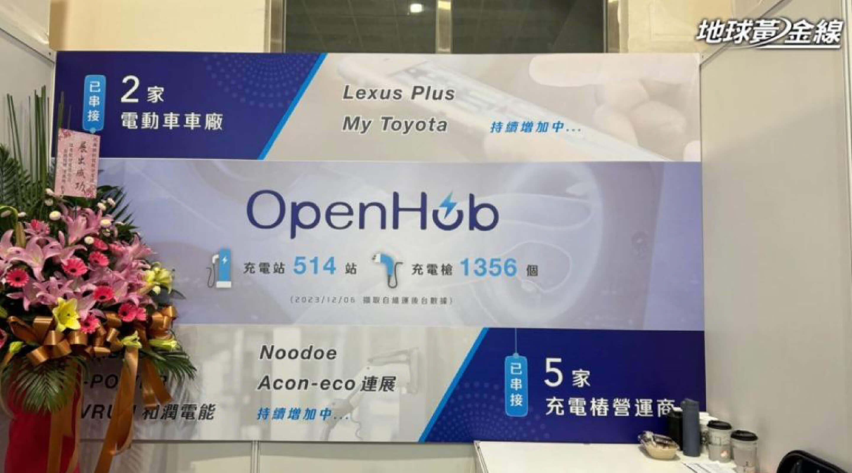 Openhub自2023年5月上線以來已經串接5家充電樁營運商。（圖／地球黃金線）